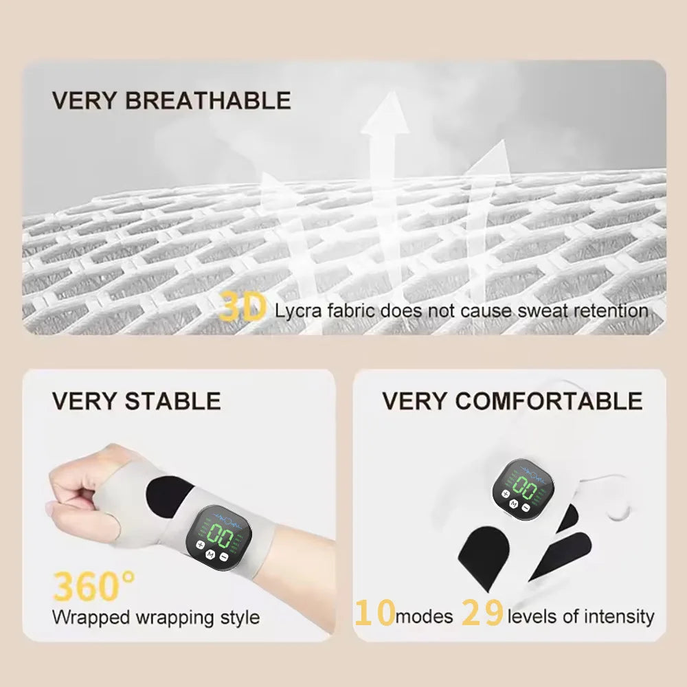 FlexiRelief Electric Wrist Massager | Hand Relaxation Wrap